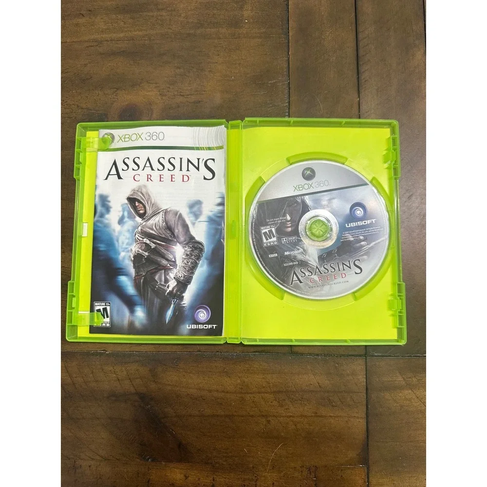 Assassins‎ Creed Xbox 360 Ubisoft Action Adventure Game with Manual